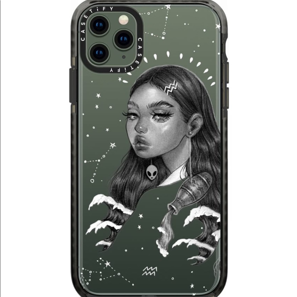 Casetify Aquarius babe impact case for iPhone 11 Pro Max